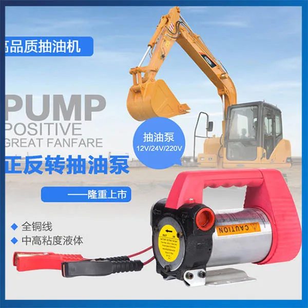 

40/Min Fuel Oil Transfer 12 DC Fuel Transfer Pump 12V/24V/220V Diesel Oil Pump