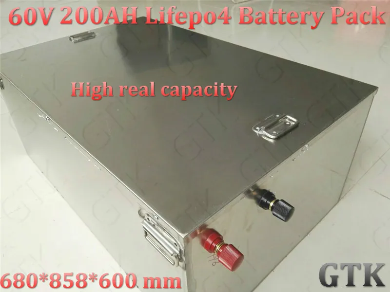 200ah 60 v lifepo4 батарея 64 V 200AH акумуляторная батарея 200AH литиевая батарея для квадрокоптера с дистанционным управлением 60 V высокой мощности EV RV Электрический трехколесный мотоцикл Скутер