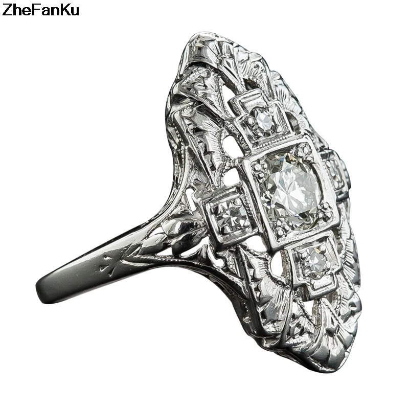 

Fashion Rings With Stones For Women Elegant Ring Jewelry Lady Engagment Wedding Rings Cubic Zircon Luxury