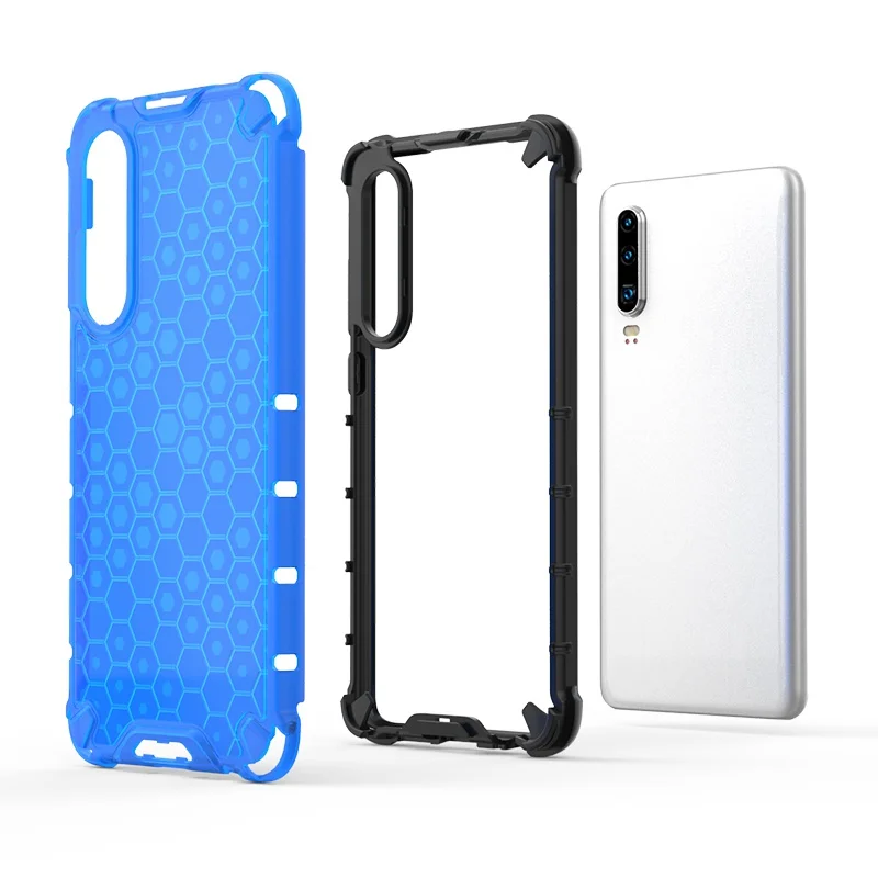 Гибридный армированный чехол из ТПУ и поликарбоната для Huawei P30 Pro Lite Mate 30 20 20X Honor V20