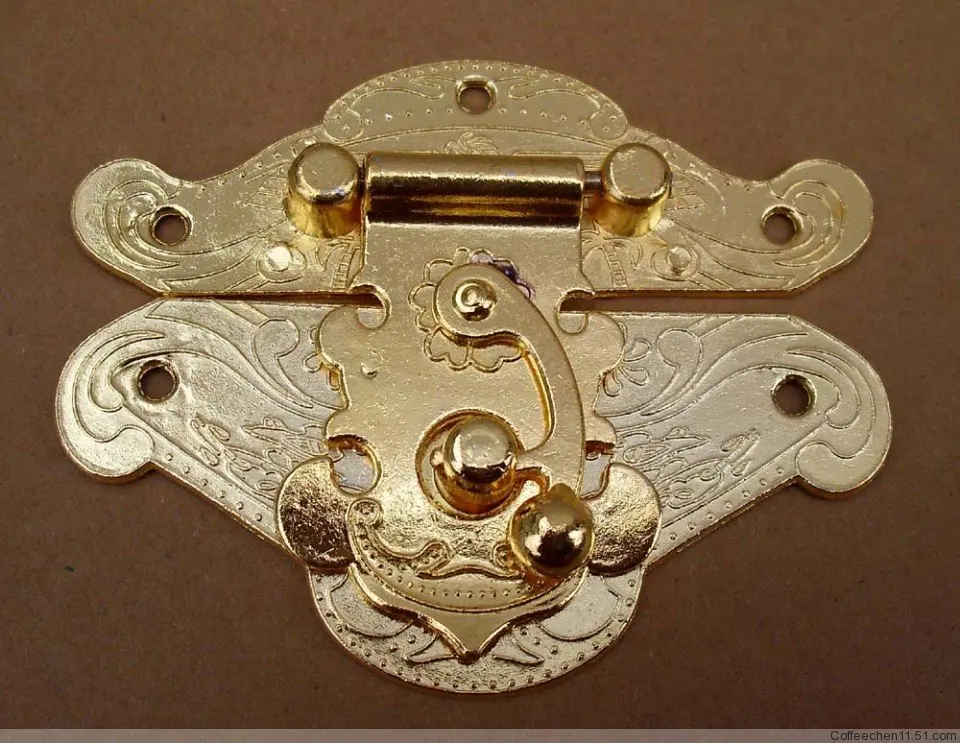 85*68MM 10pcs Packing box hardware accessories big wooden box hasp