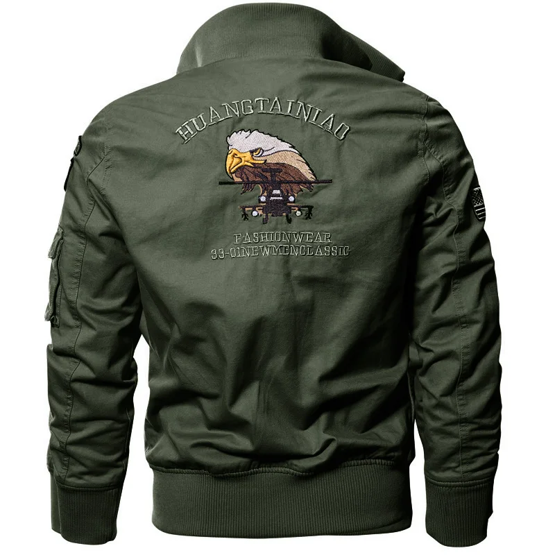 Günstig Militärjacke Männer Winter Baumwolle Jacke Mantel Armee Pilot Jacken Air Force Fracht Beschichten Frühlings dünne typ Taktische Jacke M 4XL