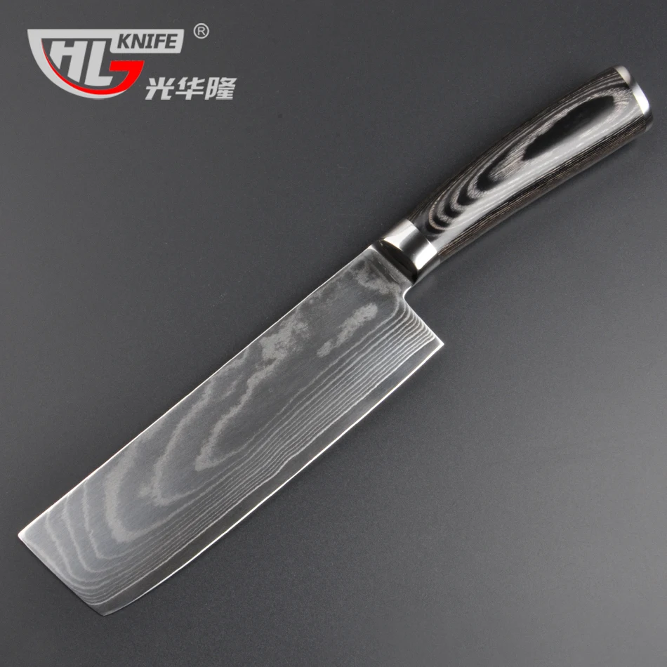Imported Damascus steel chef knife Japanese Curved Handle Damascus VG10