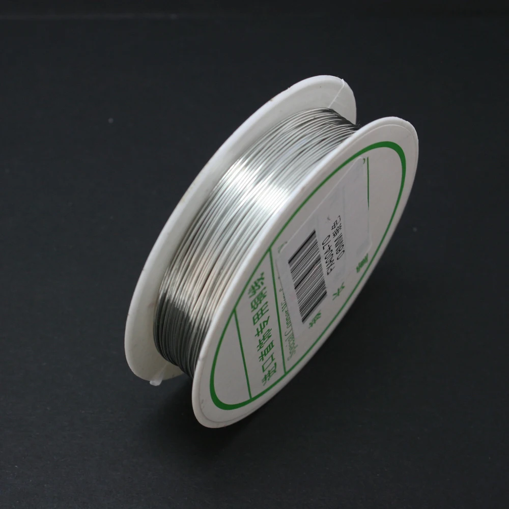 0,4 мм-0,8 мм 2,5-8 м позолоченные посеребренные медные провода Бисероплетение проволока DIY ювелирных изделий латунные веревочные шнуры