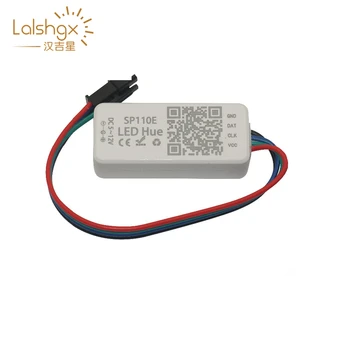 

WIFI SP110E SPI Bluetooth Pixel light Controller by smart phone APP For WS2812B SK6812 RGBW LPD88061903 RGB/RGBW DC5-24V