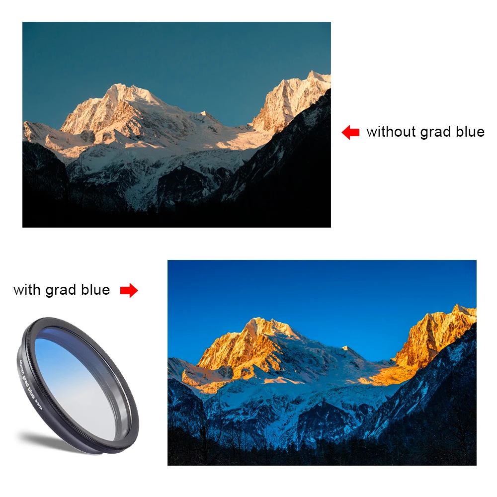 grad blue