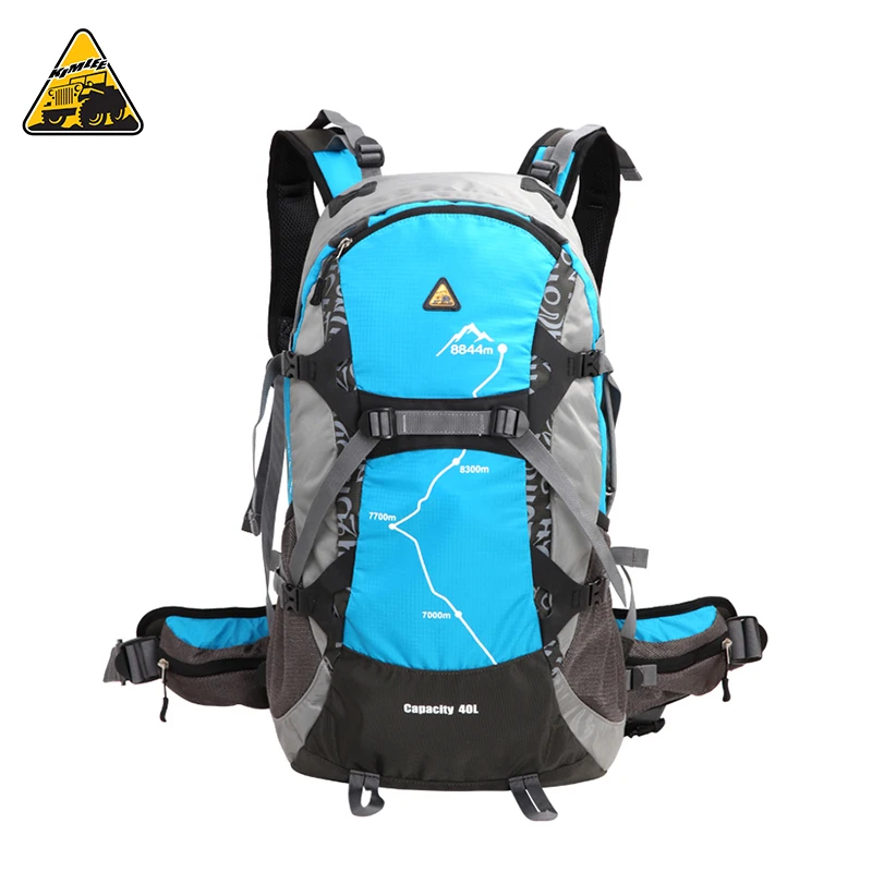 

KIMLEE 35L Men Women Sport Backpack Bag 3D Waterproof Camping Mountaineering Travel Hiking Backpack with Rain Cover 5 Colors