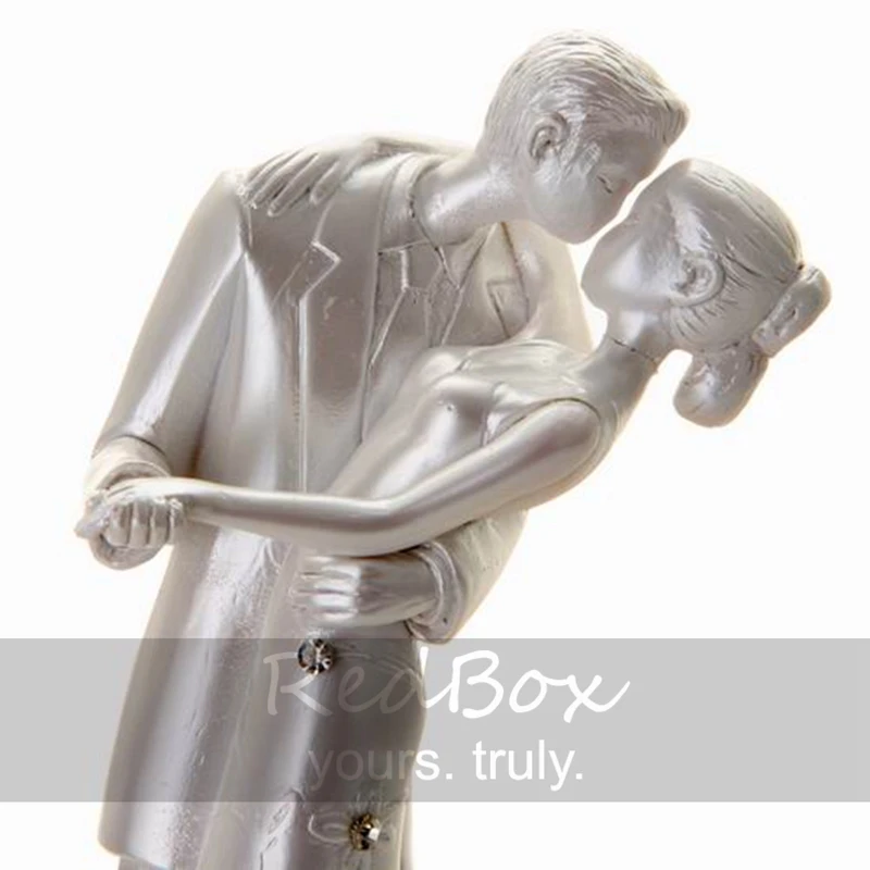 OUSSIRRO смоляный Торт Топ свадебное украшение с двойной тематикой язык любви "поцелуй" торт Топпер