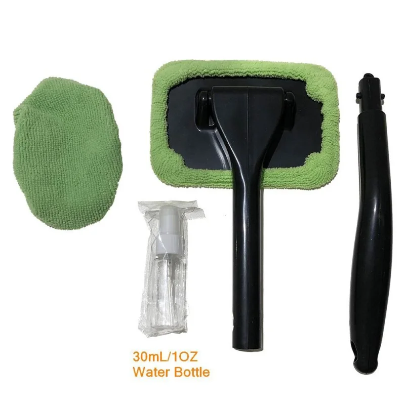 

Car Glass Brush Set Window Cleaner Microfiber Auto Windshield Wiper With Detachable Handle Car Wash Tool