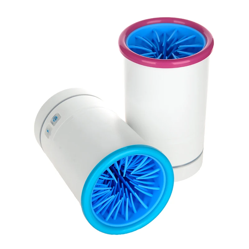  HOOPET Dog Paw Cleaner Cup Soft Silicone Combs Portable Pet Foot Washer Cup Paw Clean Brush Quickly