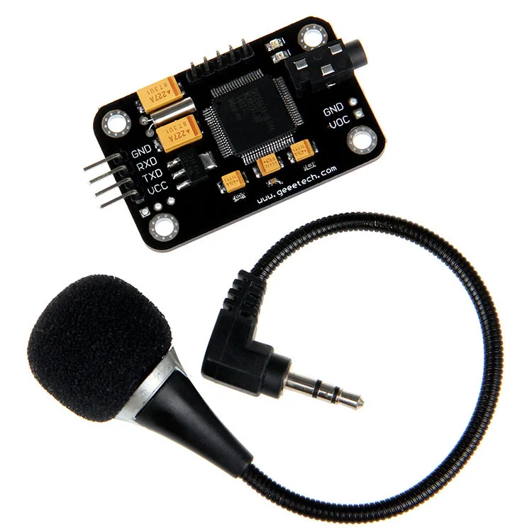  Módulo de reconocimiento de voz Geeetech y micrófono USB a RS232 TTL convertidor Dupont