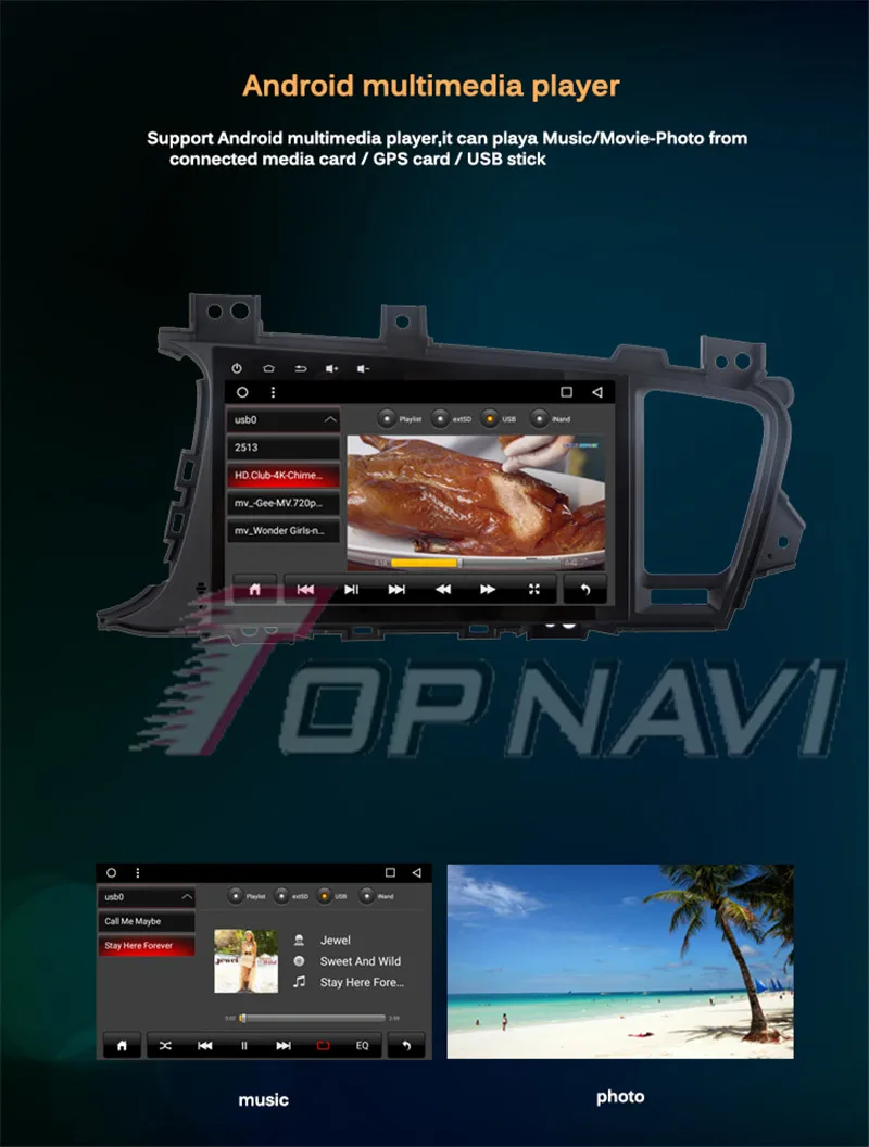 radio cassette recorder For KIA K5 2012