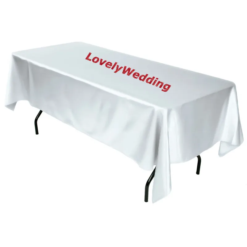 Free shipping satin wedding tablecloth/table cloth for wedding party