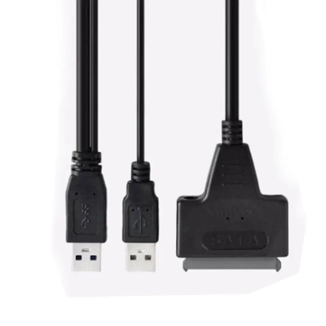 Прочный универсальный 2 usb порта USB 50 см/19 7 дюйма 0 15 + контактов для SATA черный