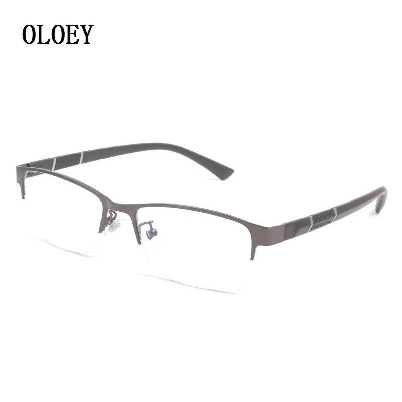 

Titanium Alloy Glasses Frame Men Ultralight Square Myopia Prescription Eyeglasses Metal Full Optical Frame Screwless Eyewea