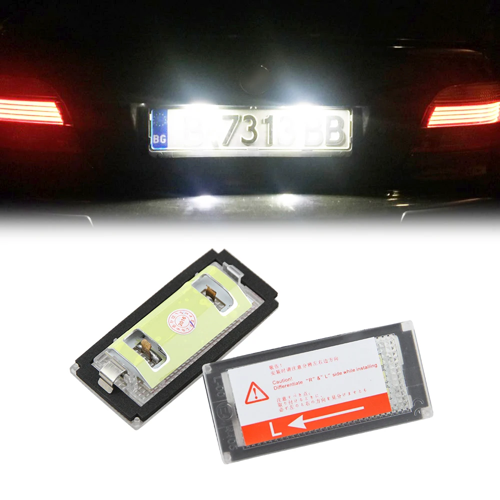 

12V canbus free auto led license plate light for BMW E46 2D facelift (04-06) 358 SMD led tail rear license number light