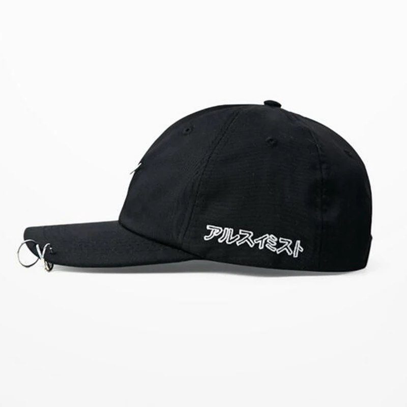 

Summer punk fashion Snapbacks Beisbol women men Japanese letter printed Baseball Caps Hip Hop Gorra Bones Toca Hats Casquette