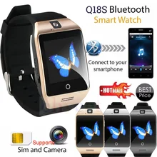 Smarcent Q18S Bluetooth relogio Smart Watch font b Smartwatch b font Support SIM Card GSM Video
