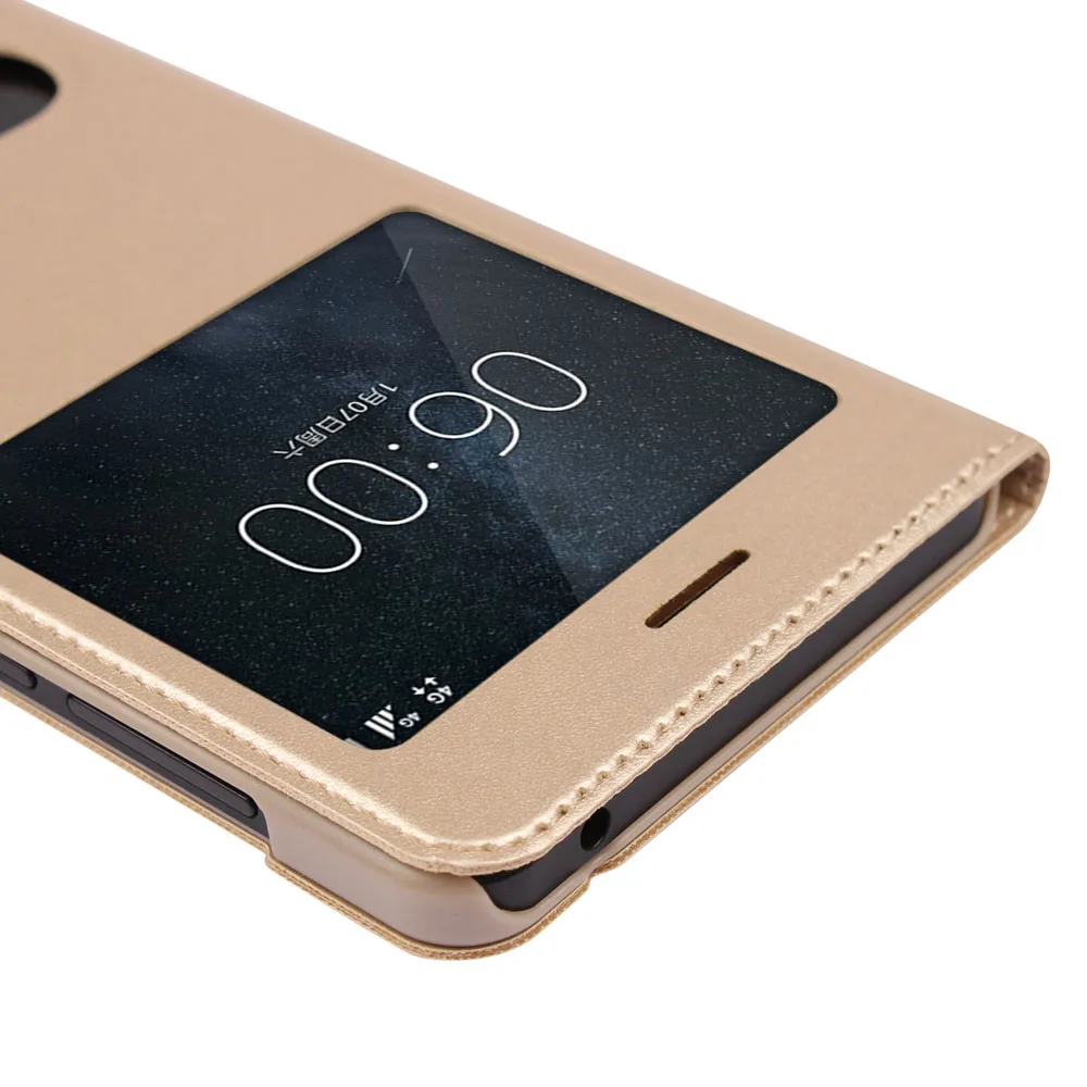 Uftemr чехол для телефона Nokia 6 Чехол с окном просмотра ответа на звонки s кожаный
