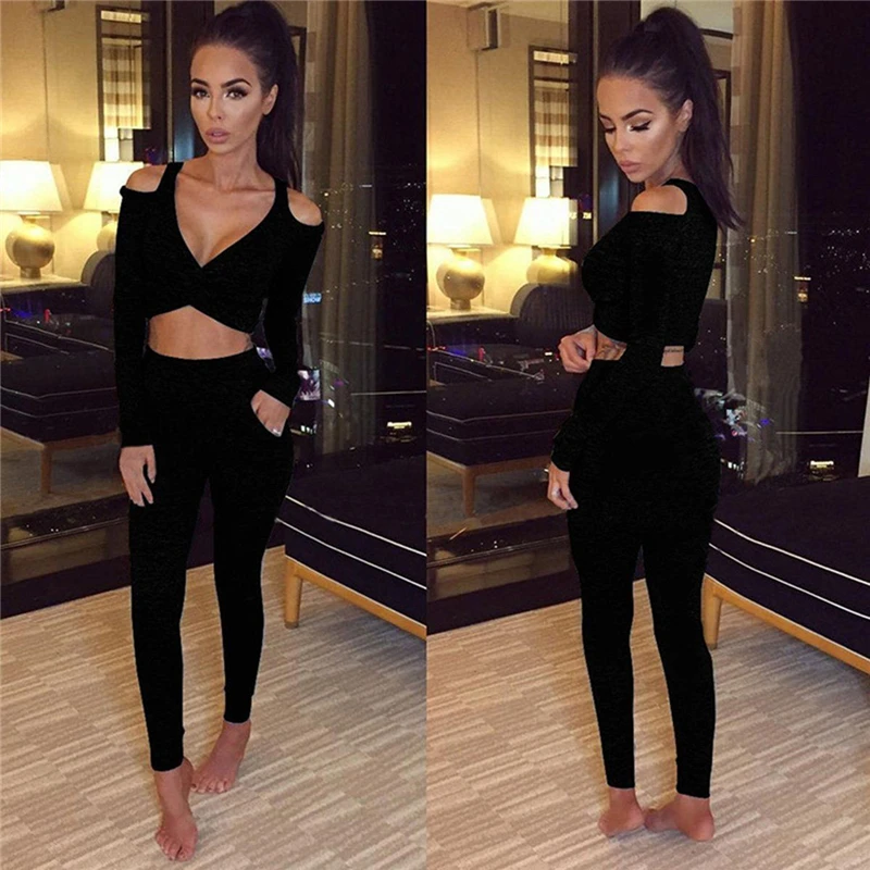 Женский комбинезон с открытыми плечами 3 цвета 2 шт.|jumpsuit sexy|2 piece jumpsuitsexy jumpsuit |
