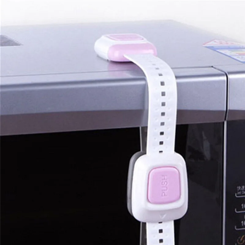 Baby Child Kid Safety Safe Lock Gate Drawer Doorway Cabinet Fridge Door Multi Function Long Lock