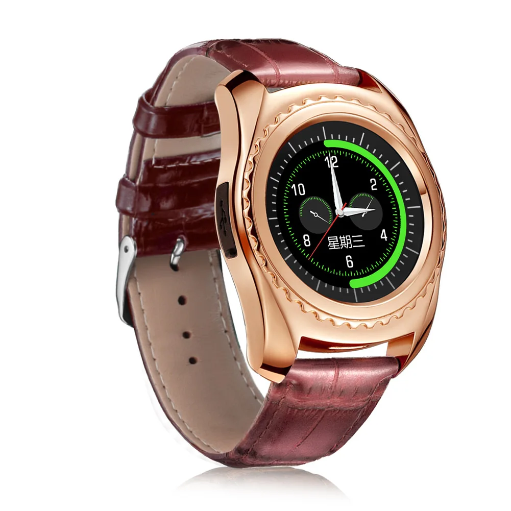 High Quality Heart Rate Blood Pressure Monitor Slot Wristwatch Waterproof Bluetooth Smart Watch Gifts
