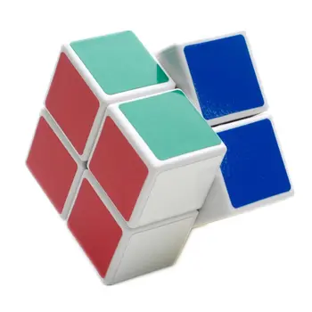

ShengShou 2x2 Magic Cube Black White Sticker 2 Layers 2x2 Magci Speed Cube Professional Puzzle Toys For Children Kids Gift Toy