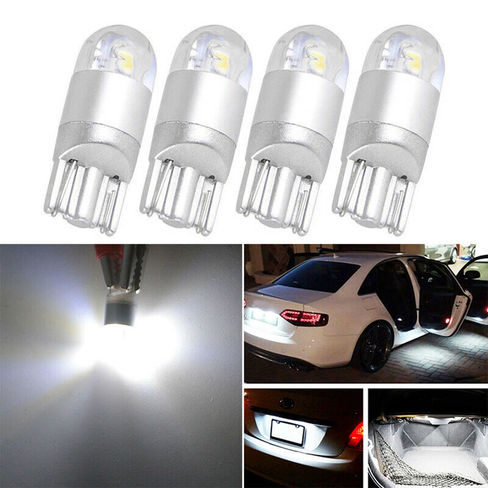 4 шт./компл. автомобильный светильник s супер белый T10 3030 2SMD светодиодный высокое Мощность интерьер светильник лампочка