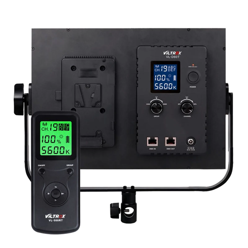 Viltrox VL D60T 60W 3300 5600K CR95 + двухцветный 2 4G пульт дистанционного управления