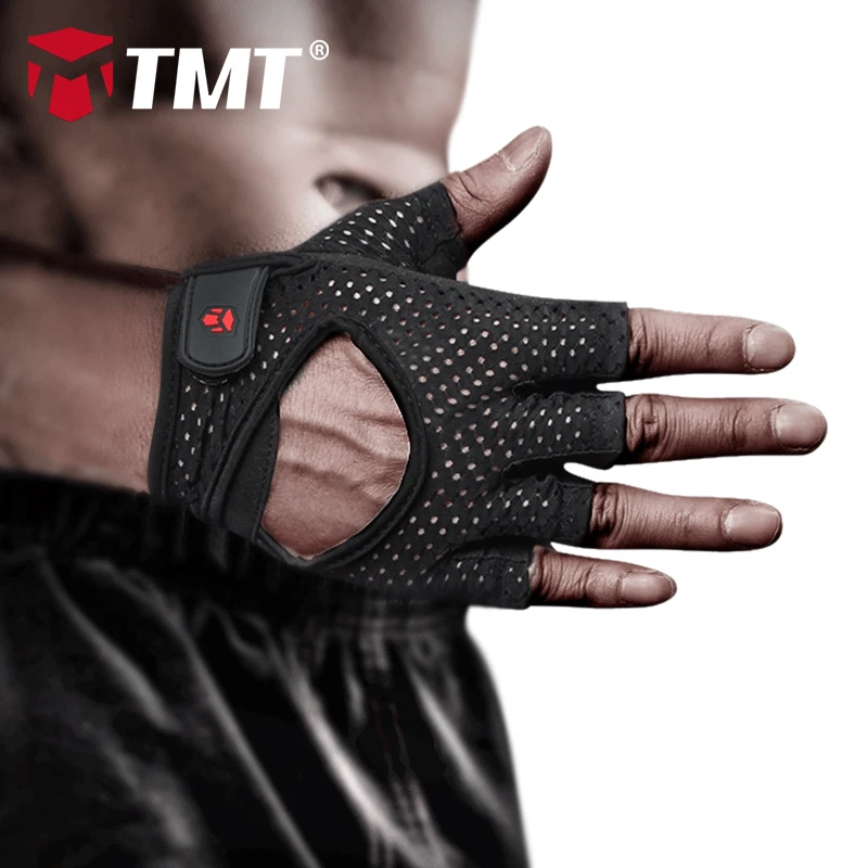 TMT перчатки для тренажерного зала, дышащие, для тяжелой атлетики, для занятий тяжелой атлетикой, для мужчин, кроссфита, бодибилдинга, тренировок, спорта, фитнеса, тренировок, перчатки