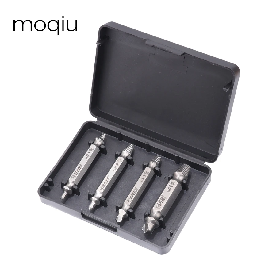 Набор экстракторов винтов 4 шт./компл.|4 pcs/set|set drillset screw extractor |