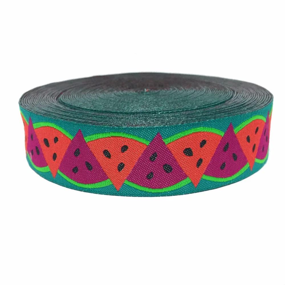 Zerzeemooy 7/8 "22 Mm 5 Yard/Lot Anguria Jacquard Ribbon Dog Collar Ribbon