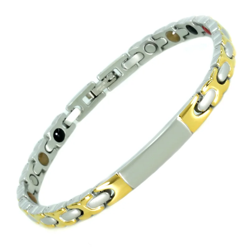 

316L Stainless Steel 5 in1 Helps relieve sore hands Steel Color Bracelet The narrow version is suitable for both men and women
