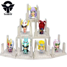 7pcs Saint Seiya Cloth Myth Shiryu Hyoga Seiya Shun Jabu figuras Japan Anime Knight of Zodiac Pvc Action Figures Toy Kids toys