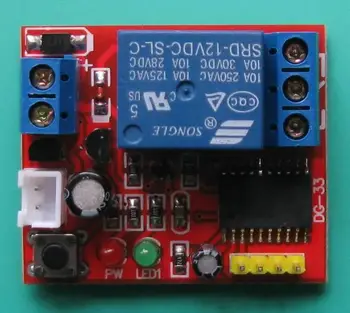 

Free Shipping! 1pc 1 channel 12V self-locking Relay Module single bond bistable switch
