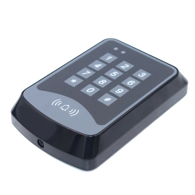 125Khz RFID Keypad Access Control System Device Machine RFID Card Reader Door Lock System 1000 user Keyfobs Cover 1000 users 4