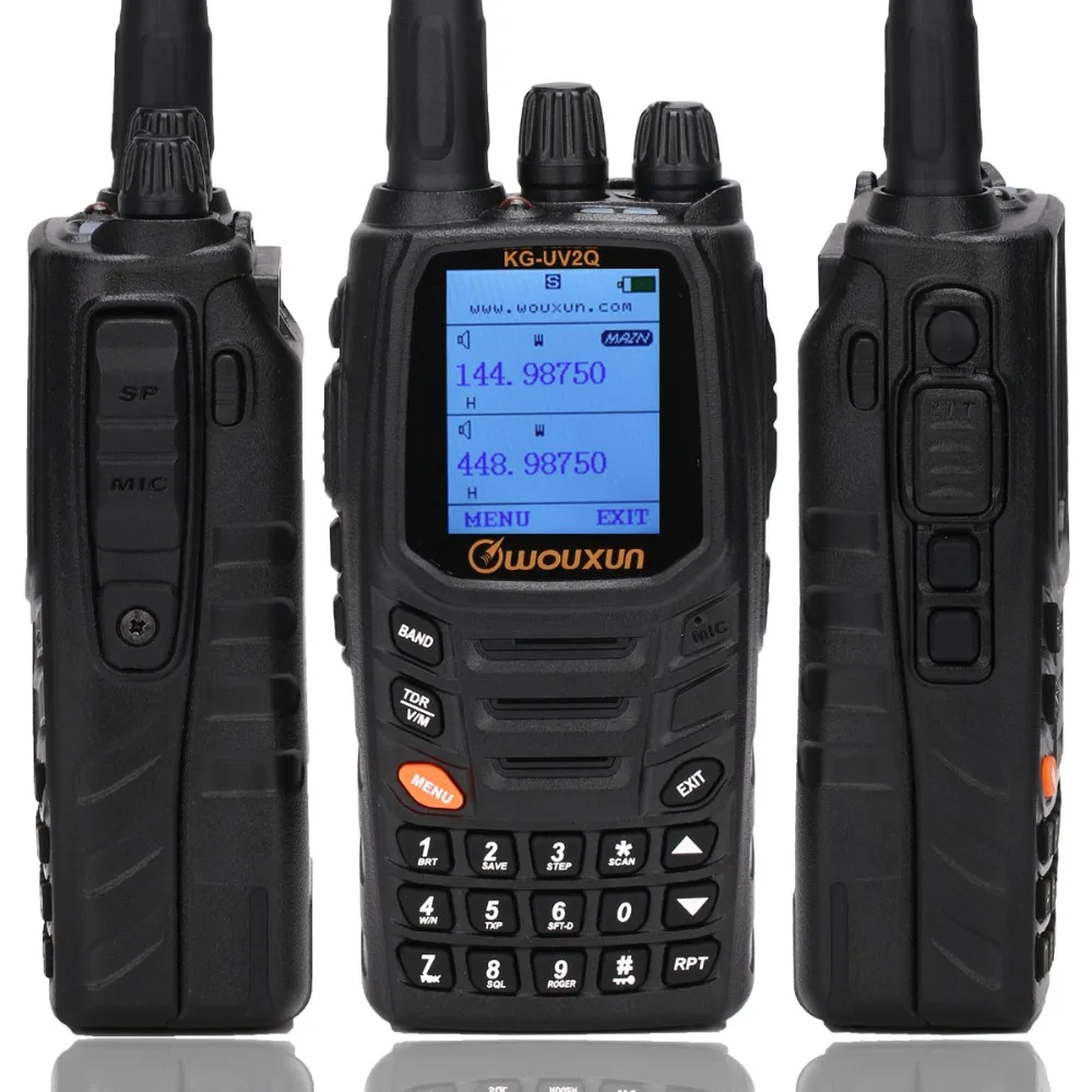 Wouxun KG-UV2Q, 8 Вт, высокая мощность, 7 полос, включая воздушную ленту, перекрестный репитер, рация, обновленная, KG-UV9D, плюс, радиоприемник