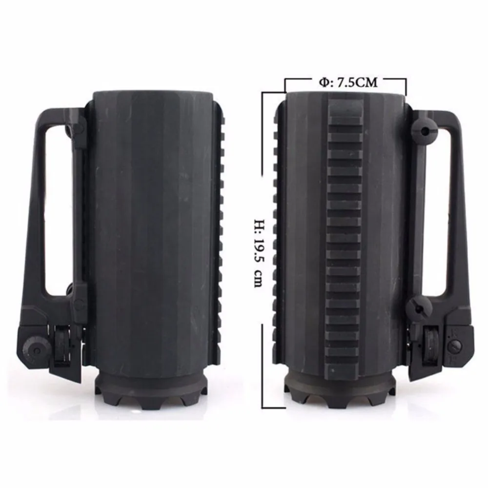 

Tactical Military Multifunction Aluminum Detachable Carry Battle Rail Mug Cup