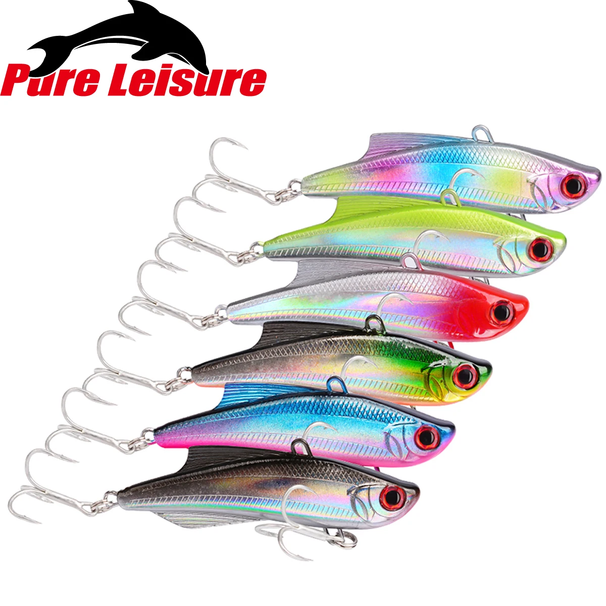 PureLeisure 6 шт. рыболовные воблеры Poisson Nageur Leurre Спиннер приманка Mouche De Peche A La Truite Wobler Na