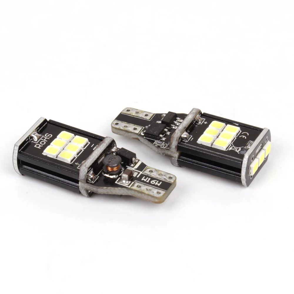 CN360 2 шт. сверхъяркий мощный Canbus SMD2835 912 921 T15 W16W светодиодный задний фонарь|car light|bulb