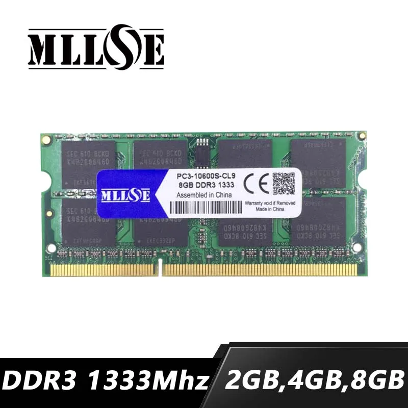 Ноутбук MLLSE ddr3 ОЗУ 4 Гб 2 ГБ 8 1333 МГц память sdram pc3 10600 4g | Компьютеры и офис