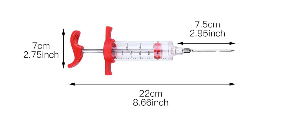 Шприц для мяса, Индюшата, индюка, куриный вкус, шприц для приготовления соуса, инструмент для инъекций, кухонные принадлежности, посуда
