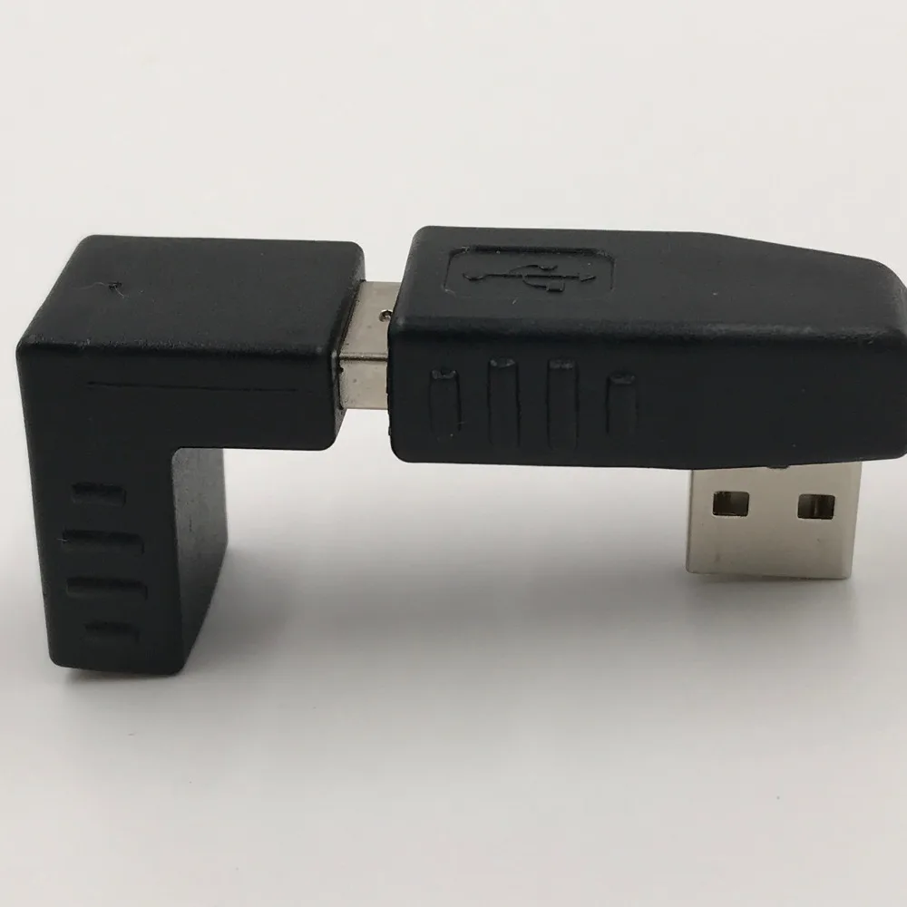 USB адаптер «Папа-мама» вертикальный USB+ 90 градусов USB конвертер USB2.0 M-F Столярный 2 шт
