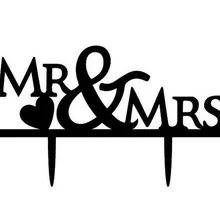 100 шт/партия креативная любовь MR& MRS дизайн Свадебный торт вставлена карта свадебный торт Топпер украшения для торта для вечеринки