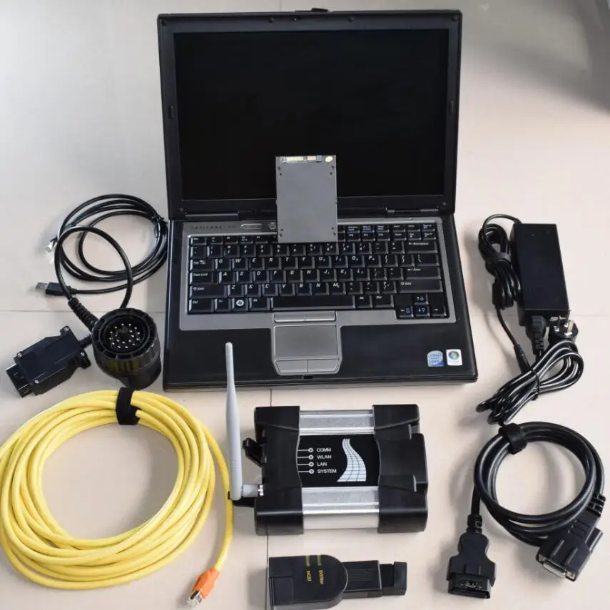 

2018.12v ssd software WIFI ICOM NEXT for BMW ICOM A2 New Generation Diagnostic & Programming Tool with D-ell D630 Laptop 4g