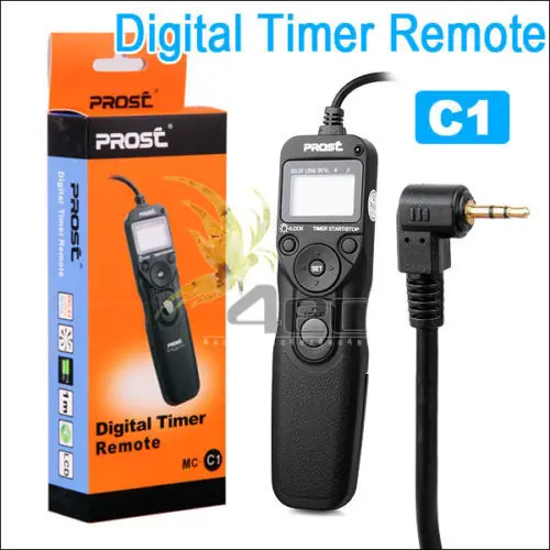 

PROST Intervalometer Timer Remote Cord Shutter Release for CANON EOS 50D 300V 350D 400D 450D 500D 550D 1000D C1 Camera Wholesale