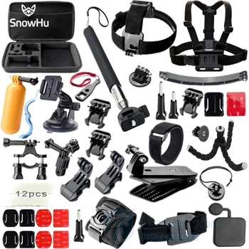 Gopro Hero 5 Accessories Set Helmet Harness Chest Belt Head Mount Strap Monopod Go pro hero 5 5S 4 3+3 EKEN H9 xiaomi yi 4K GS42
