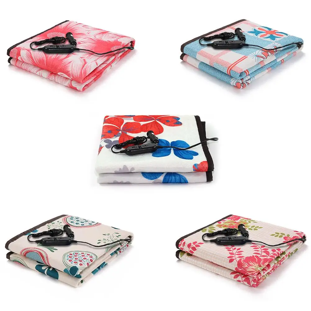 

24V Car Electric Heating Blanket With Cigarette Lighter Electric Heating Quilt Large Truck Electric Soft Warm Heating Cushion