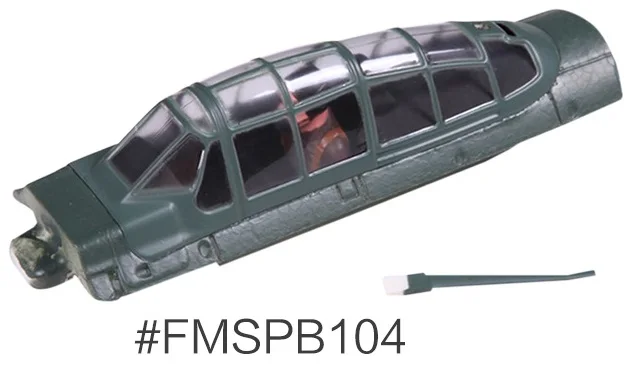 Cockpit for FMS Model 800mm RC Aircraft Zero Fighter FMS036