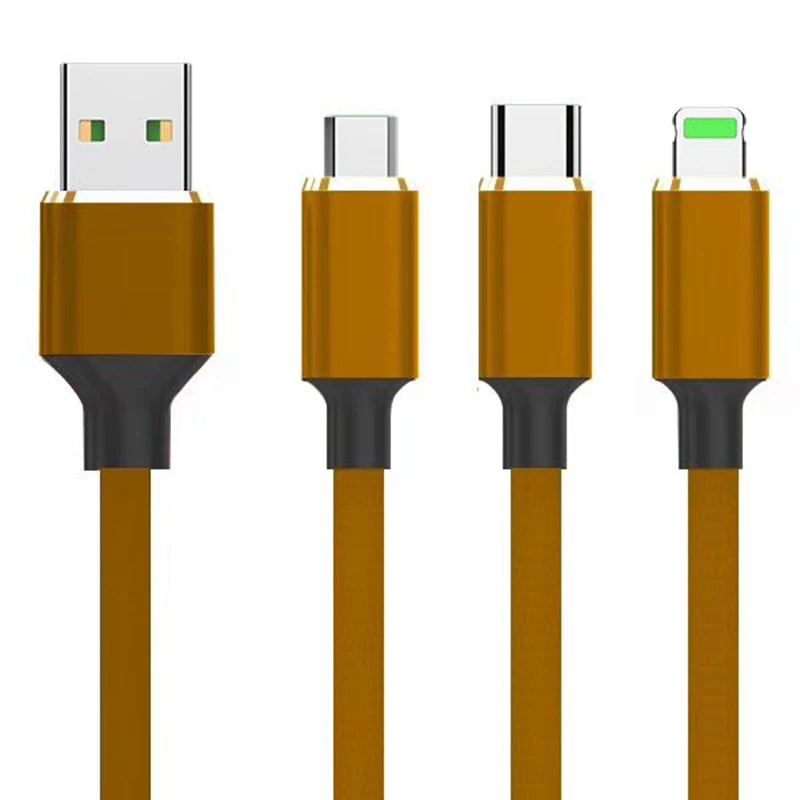 

120cm 3 in 1 2A fast charger micro usb/type C usb cable braided cord for sony xperia X XA XA1 ULTRA Z2 Z3 Z5 XZ XZS COMPACT L1